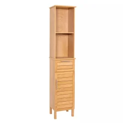 Mobile colonna bagno in legno (173 x 35 cm) Colonial Naturale
