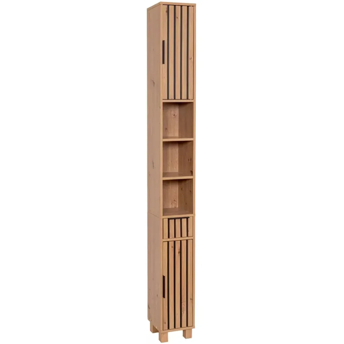 Mobile colonna bagno in legno (180 x 20 cm) Karma Naturale
