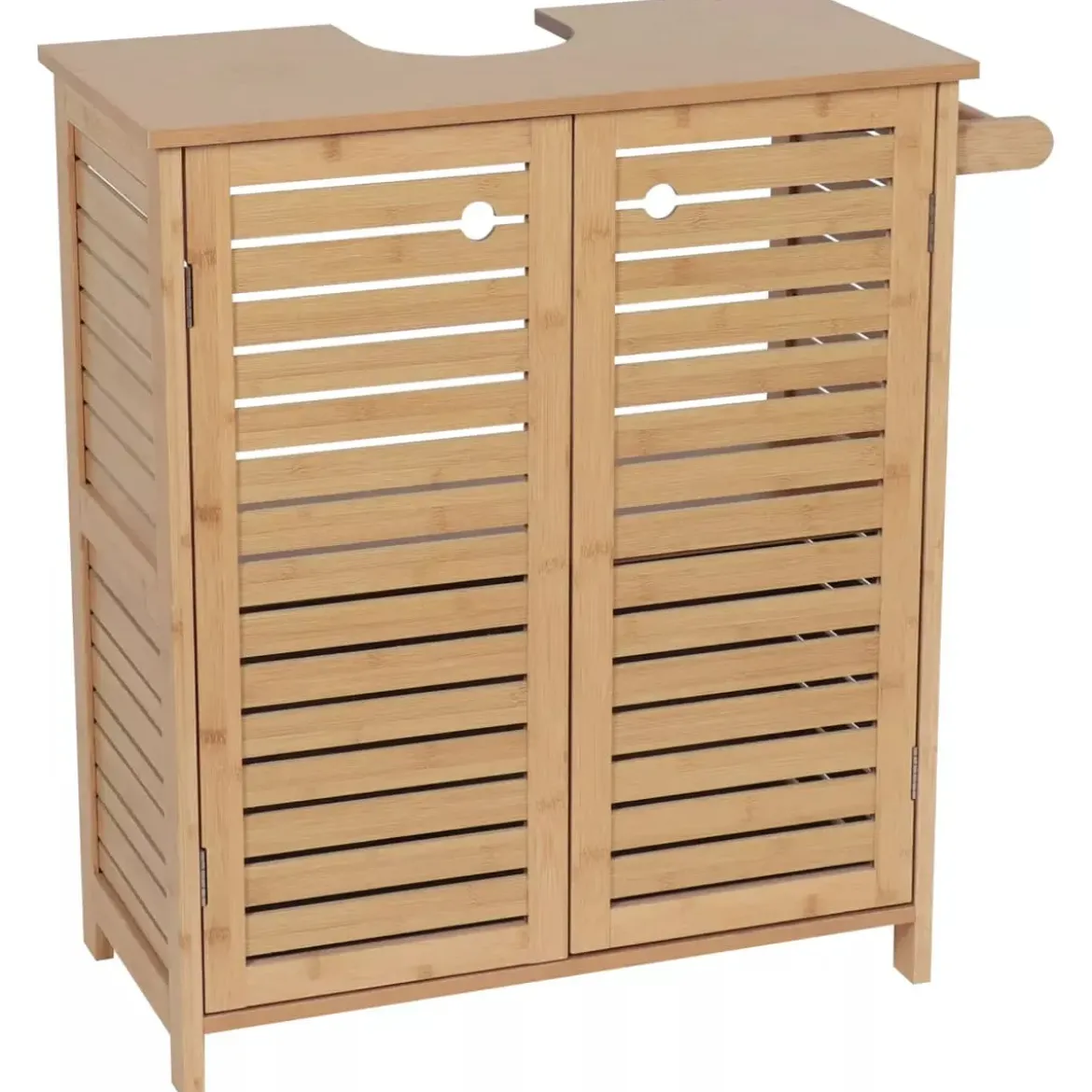 Mobile da bagno con porta asciugamani (67 x H70 cm) Trinidad Naturale