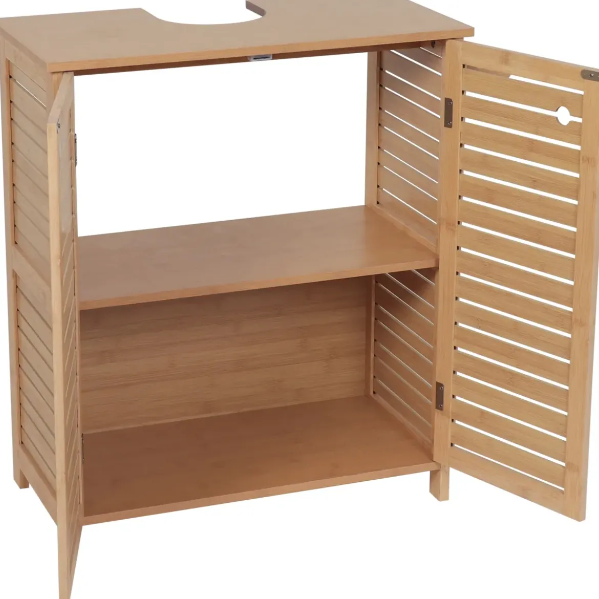 Mobile da bagno con porta asciugamani (67 x H70 cm) Trinidad Naturale