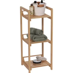 Mobile da bagno in bambù 3 ripiani (30 x H75 cm) Armonia Naturale