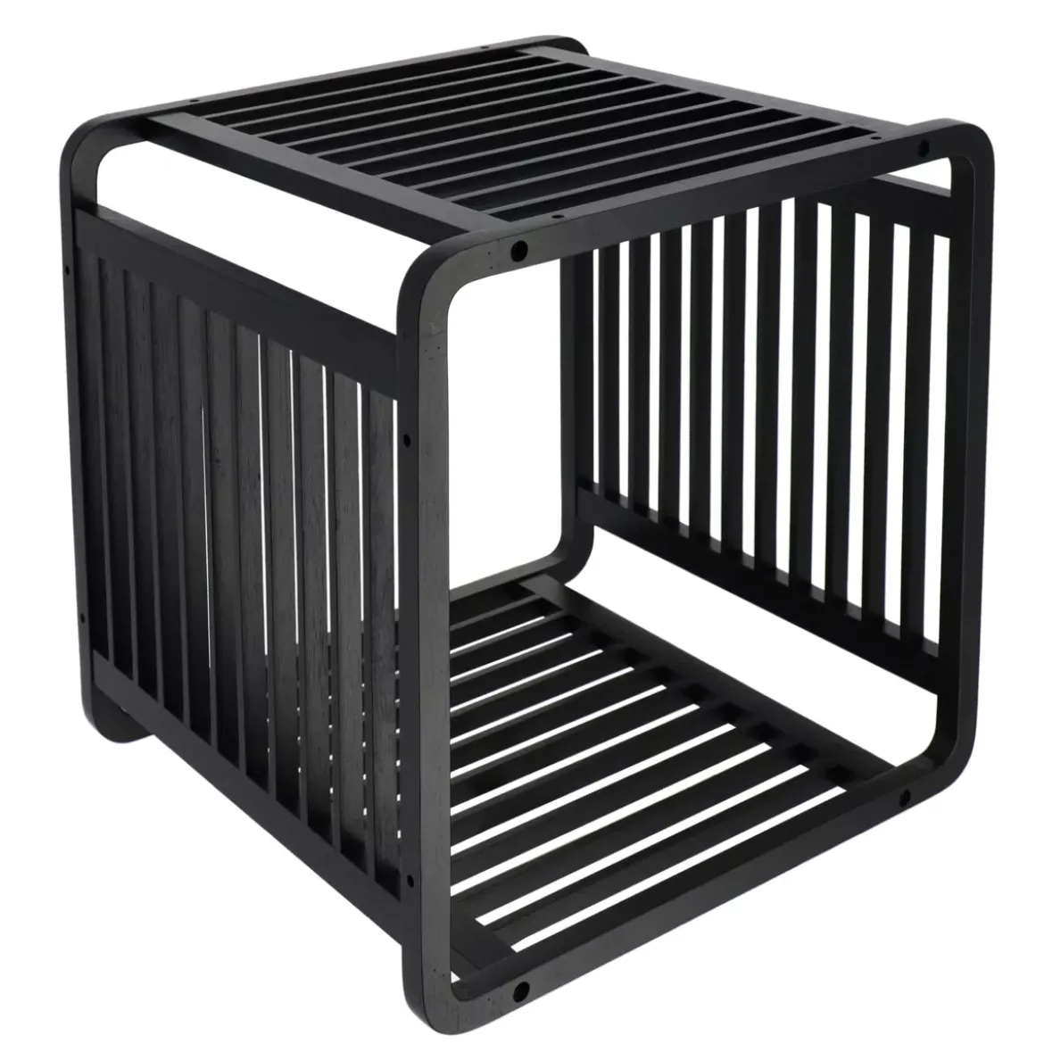 Mobile portaoggetti impilabile (33 x H33 cm) Smart Kube Nero