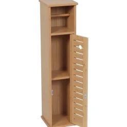 Mobile porta rotolo carta igienica con riserva (H75 cm) Trinidad Naturale