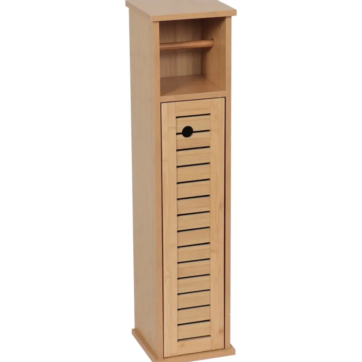 Mobile porta rotolo carta igienica con riserva (H75 cm) Trinidad Naturale