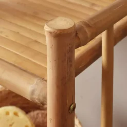 Mobiletto portaoggetti in bambù 4 ripiani (30 x H115 cm) Hanoï