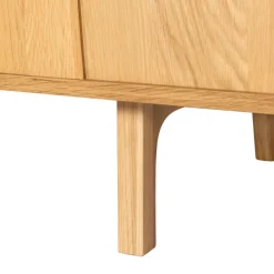 Mobile TV 4 ante in rovere (180 x 55 cm) Olys Naturale