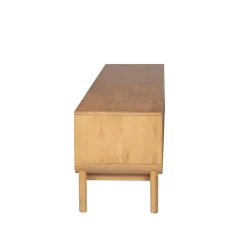 Mobile TV 4 ante in rovere (180 x 55 cm) Tulum Naturale