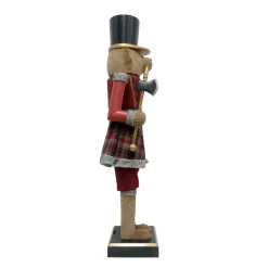 Musicista Schiaccianoci (H154 cm) musicale e animato Teddy rosso