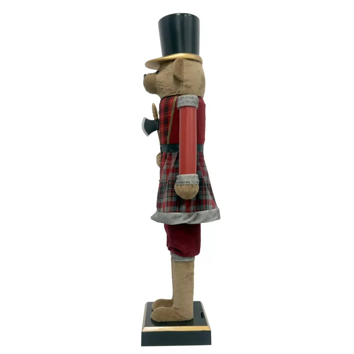 Musicista Schiaccianoci (H154 cm) musicale e animato Teddy rosso