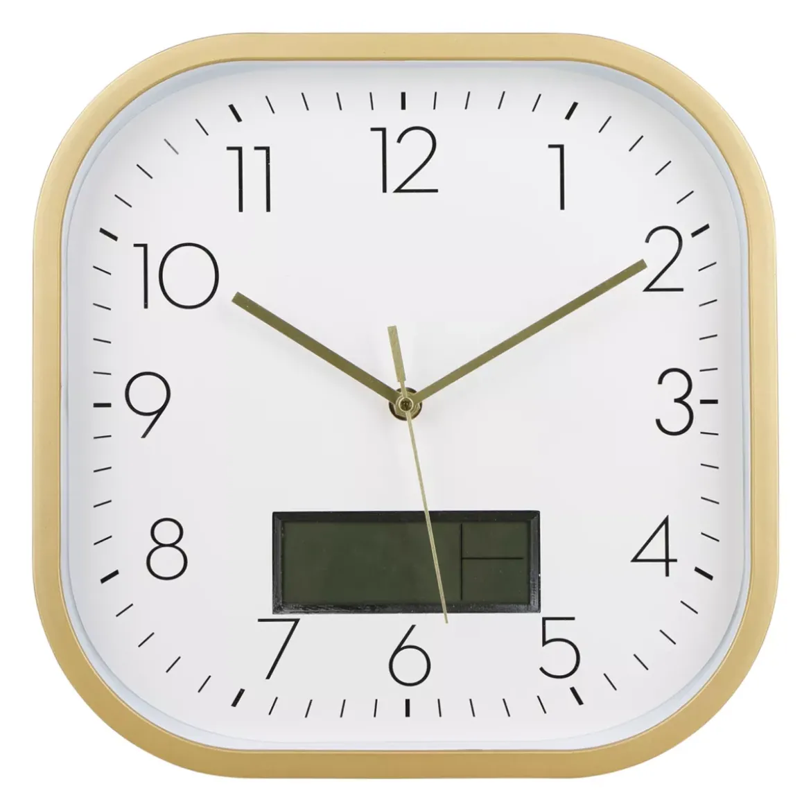 Orologio da parete digitale in plastica (30 cm) Timy Oro