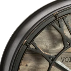 Orologio Vintage (D21 cm) Marrone