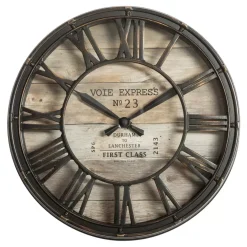 Orologio Vintage (D21 cm) Marrone