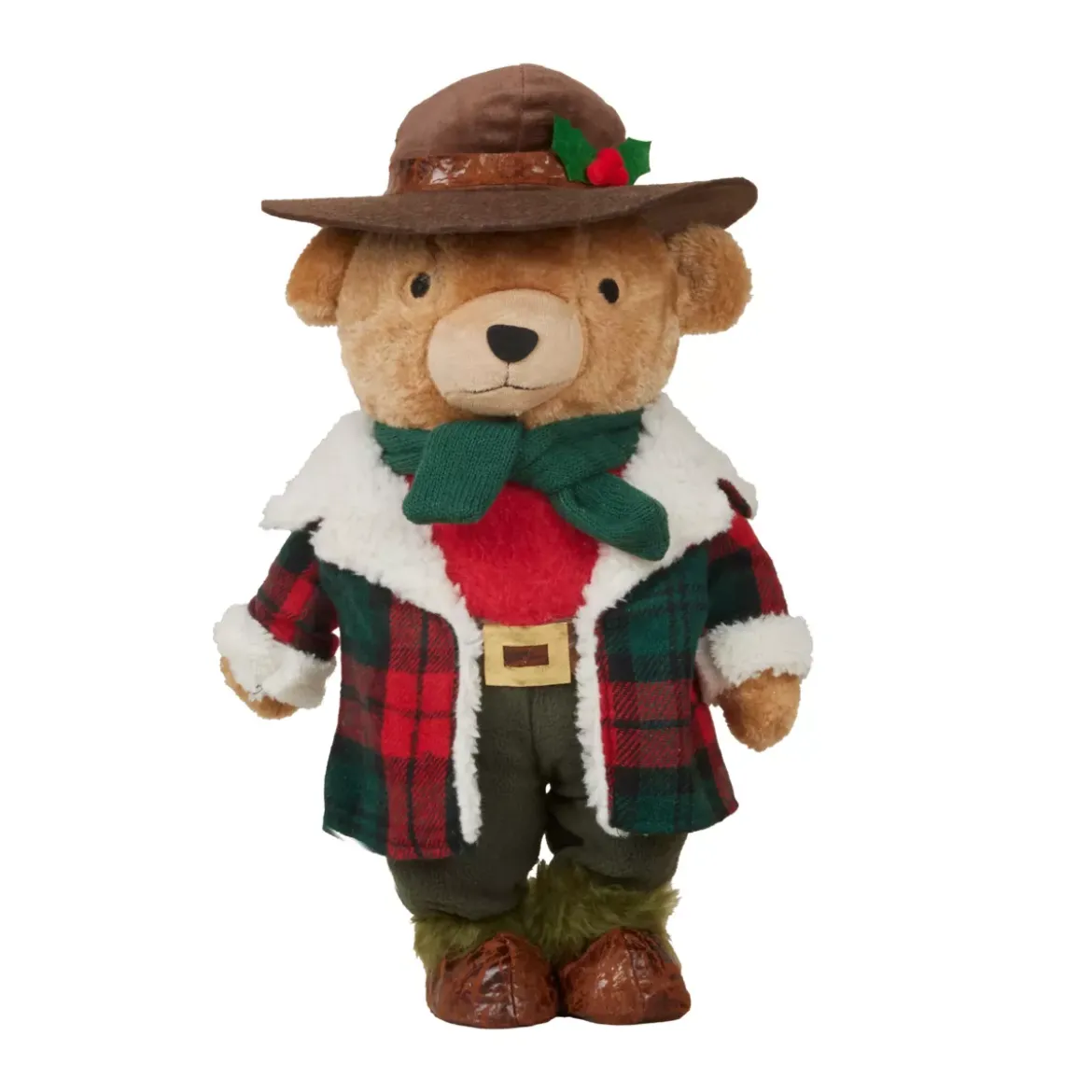 Orso decorativo di Natale (H45 cm) Noha dal Canada