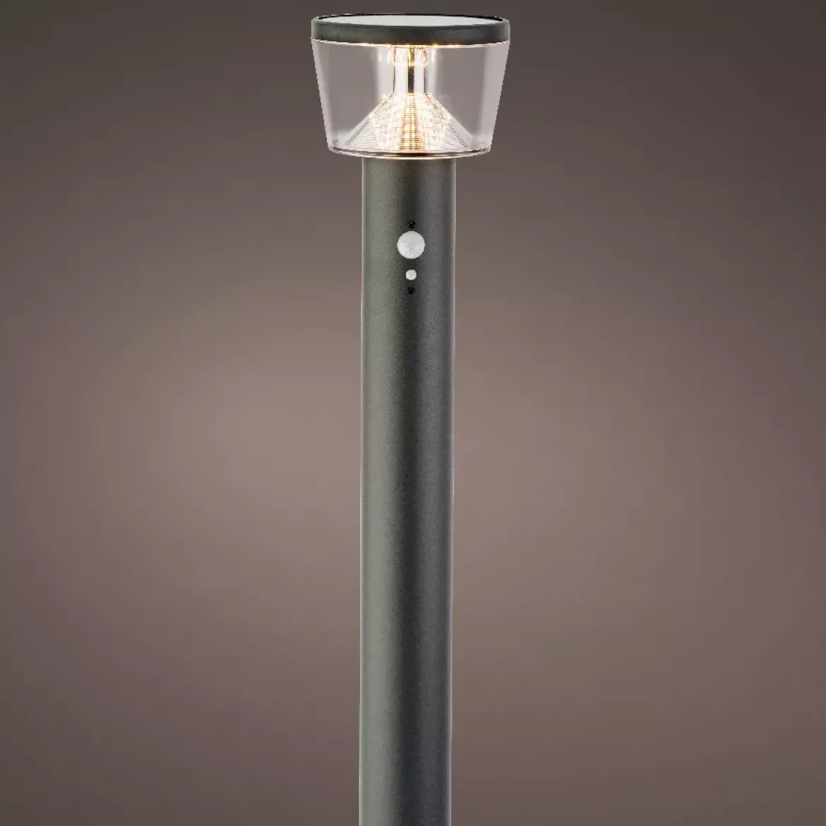 Paletto da giardino solare 40 LED 600 lumen (H94 cm) Orion Grigio antracite