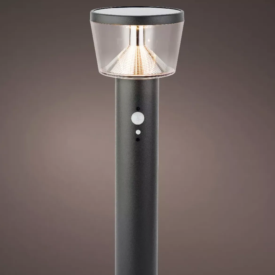 Paletto da giardino solare 40 LED 600 lumen (H54 cm) Orion Grigio antracite