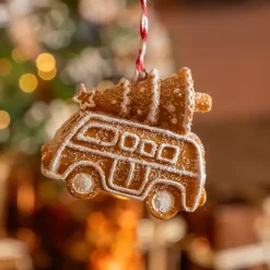 Pallina di Natale da appendere (H7 cm) Pan di zenzero goloso