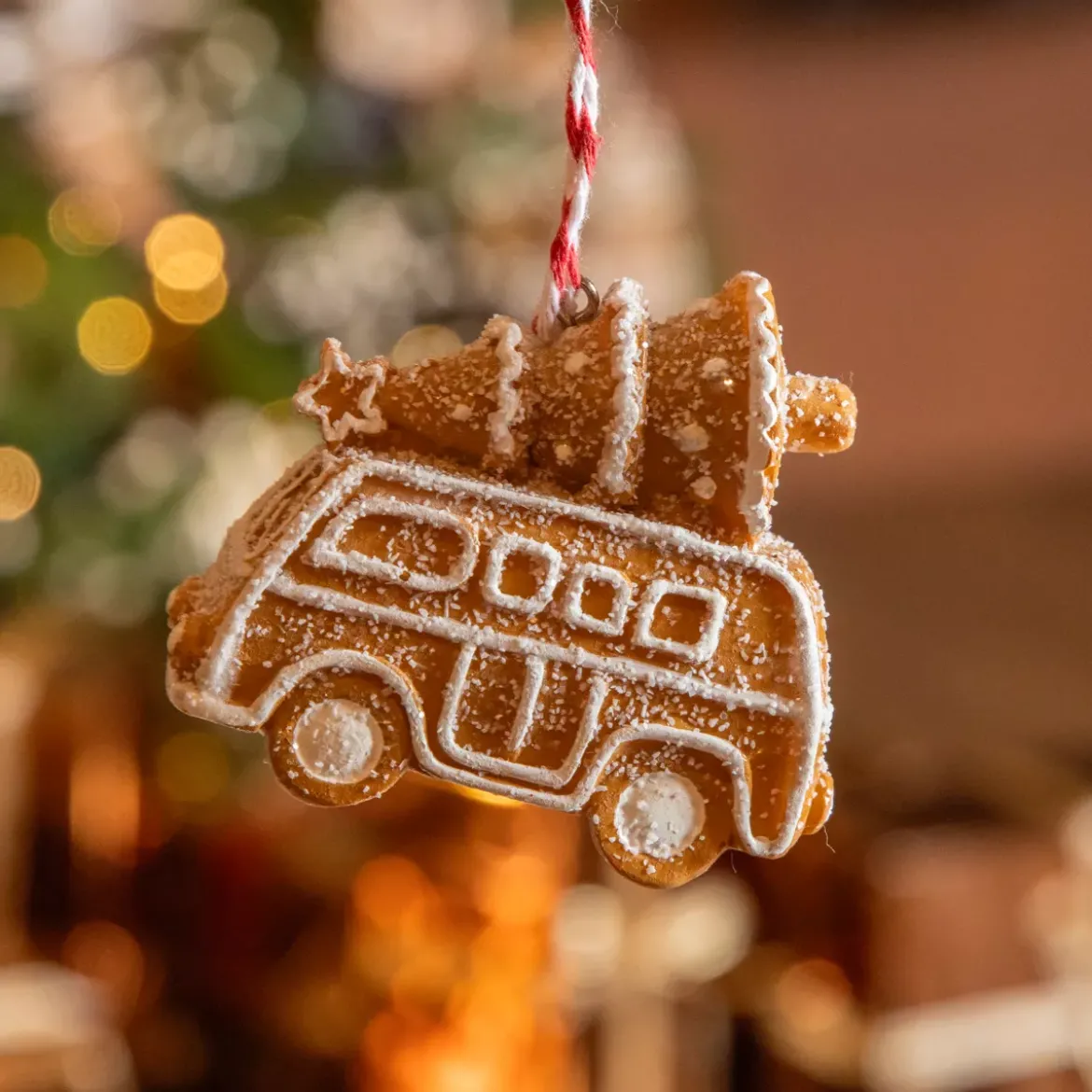 Pallina di Natale da appendere (H7 cm) Pan di zenzero goloso