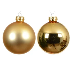 Pallina di Natale in vetro (D100 mm) Boreale Oro