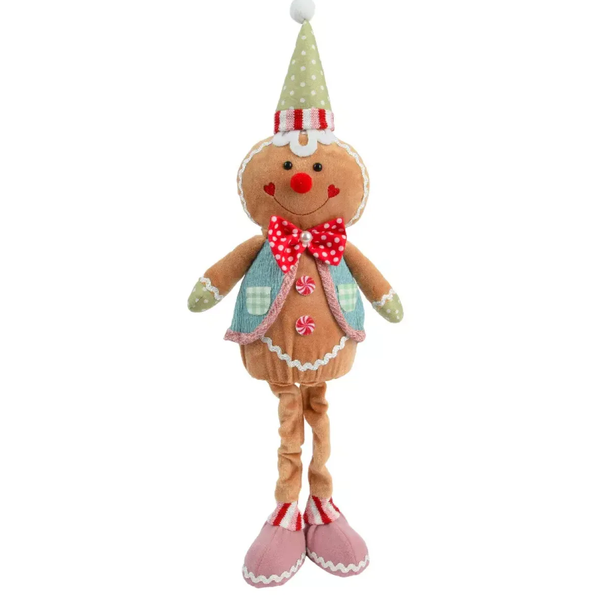 Pan di zenzero in piedi (H65 cm) Johnny il Clown Multicolore