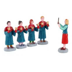 Personaggi Lemax Coro completo con campanella