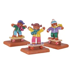Personaggi Lemax Pan di zenzero su skateboard