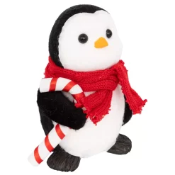 Pinguino di Natale (H19 cm) Pingu e Canna di zucchero