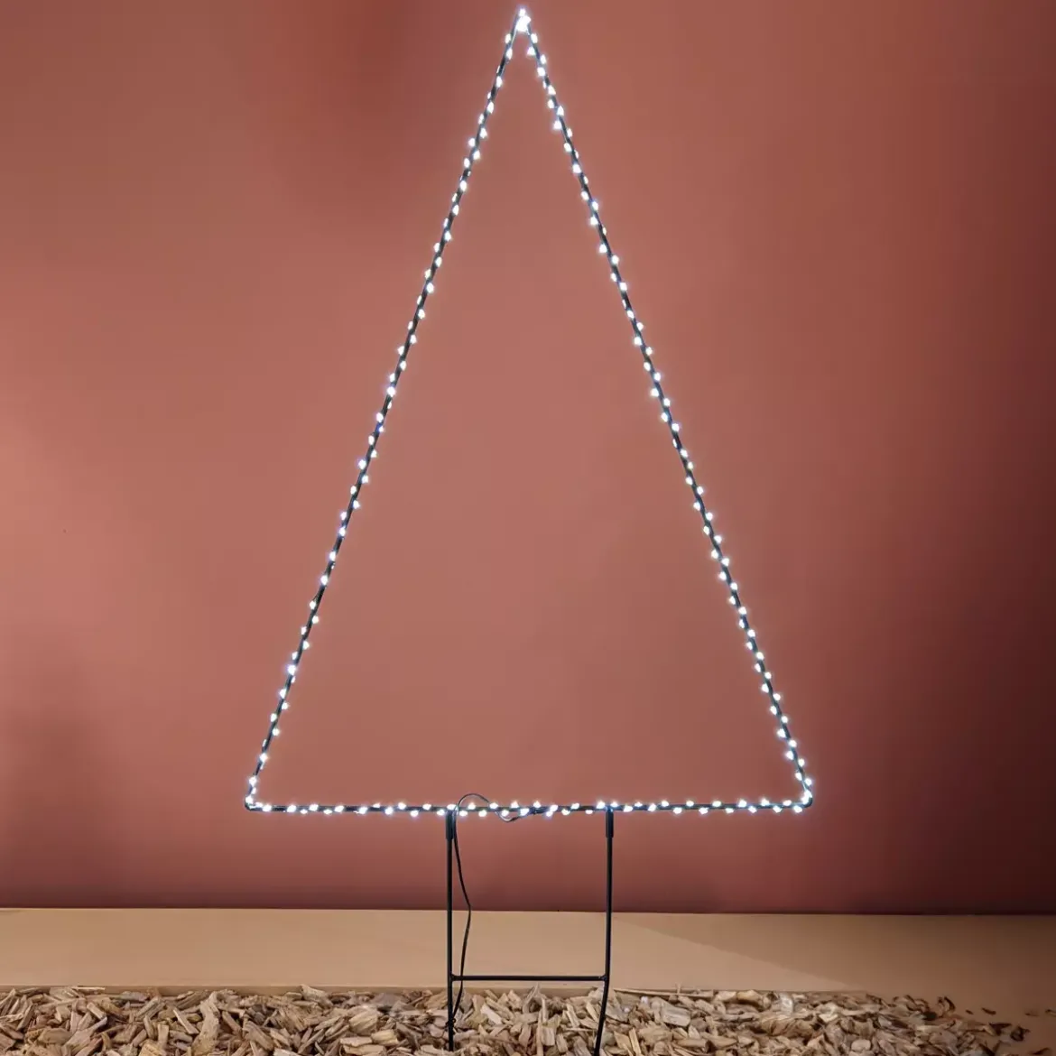 Piramide luminosa Crystal Bianco caldo 180 LED