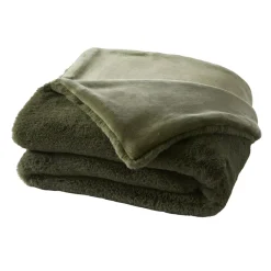 Piumino in finta pelliccia (90 x 220 cm) Finn Verde kaki