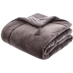 Piumotto velluto (80 x 180 cm) Slow Grigio