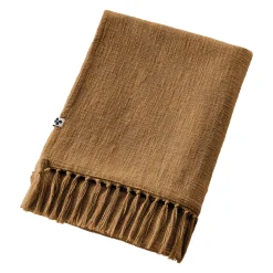 Plaid cotone (180 x 220 cm) Sixtine Camel