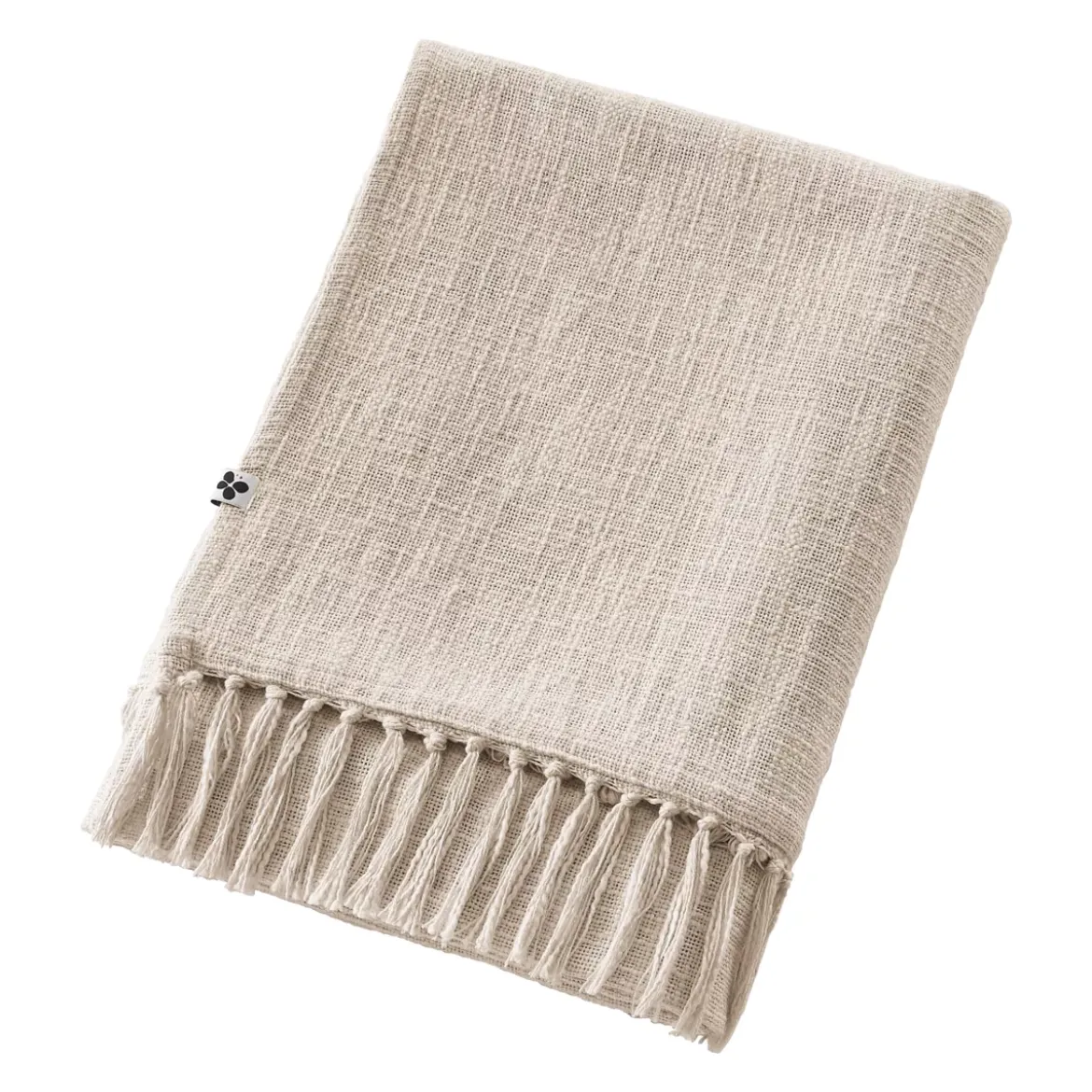 Plaid cotone (180 x 220 cm) Sixtine Beige