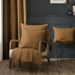 Plaid cotone (130 x 160 cm) Sixtine Camel