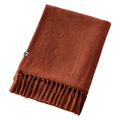 Plaid cotone (130 x 160 cm) Sixtine Terracotta