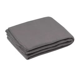 Plaid in pile (125 x 150 cm) Carlton Grigio antracite