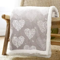 Plaid morbido (160 cm) Adelaïde Beige