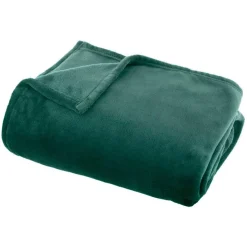 Plaid morbido flanella (130 x 180 cm) Didou Verde