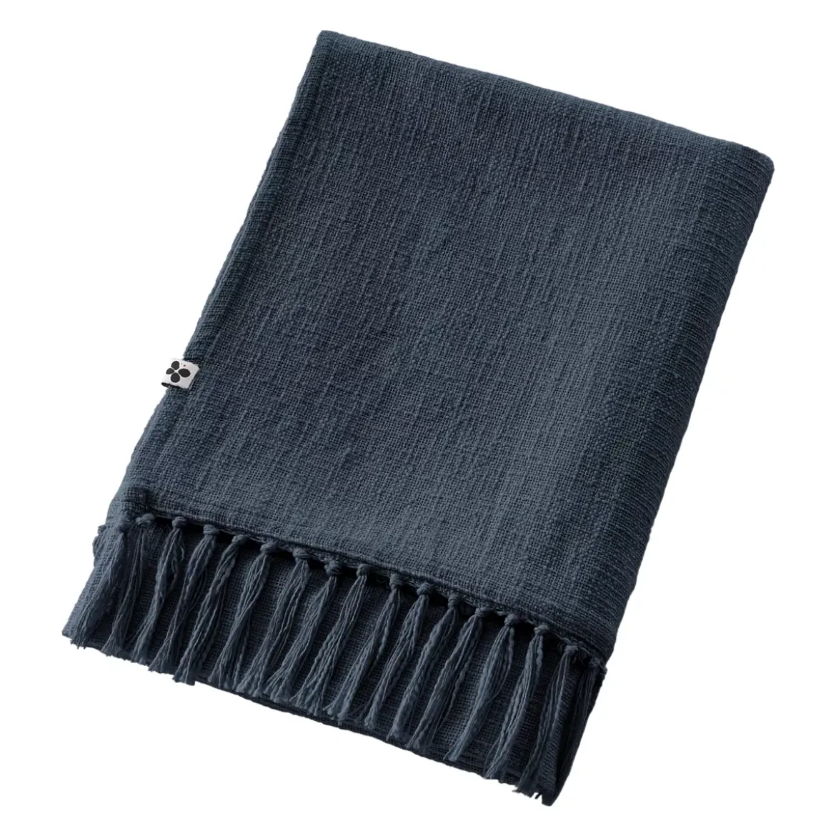 Plaid cotone (130 x 160 cm) Sixtine Blu notte