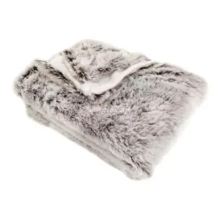 Plaid imitazione pelliccia Orso Tortora
