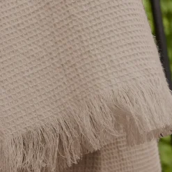 Plaid in cotone a nido d'ape (180 x 220 cm) Eva Corda