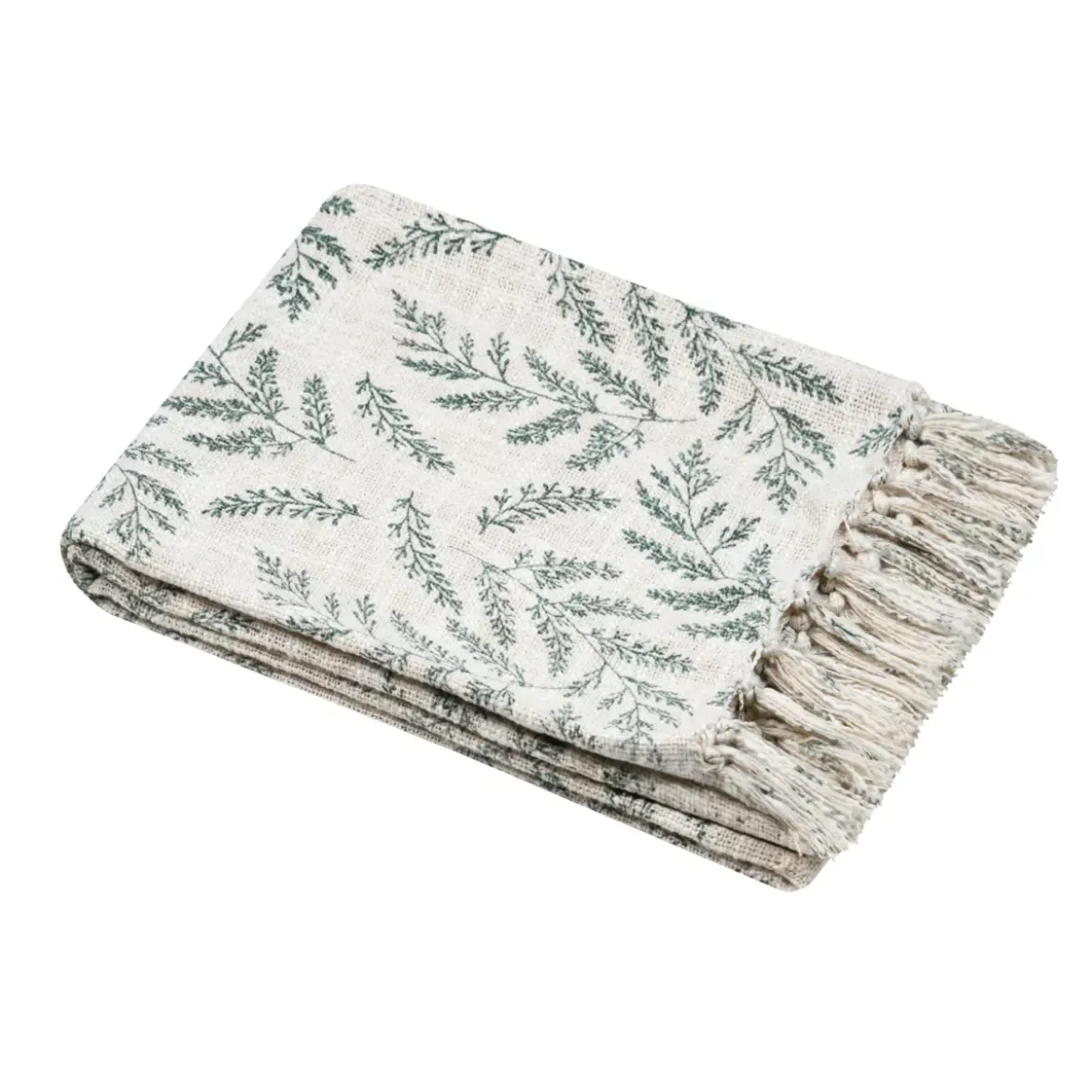 Plaid in cotone (125 x 150 cm) Antillia Verde