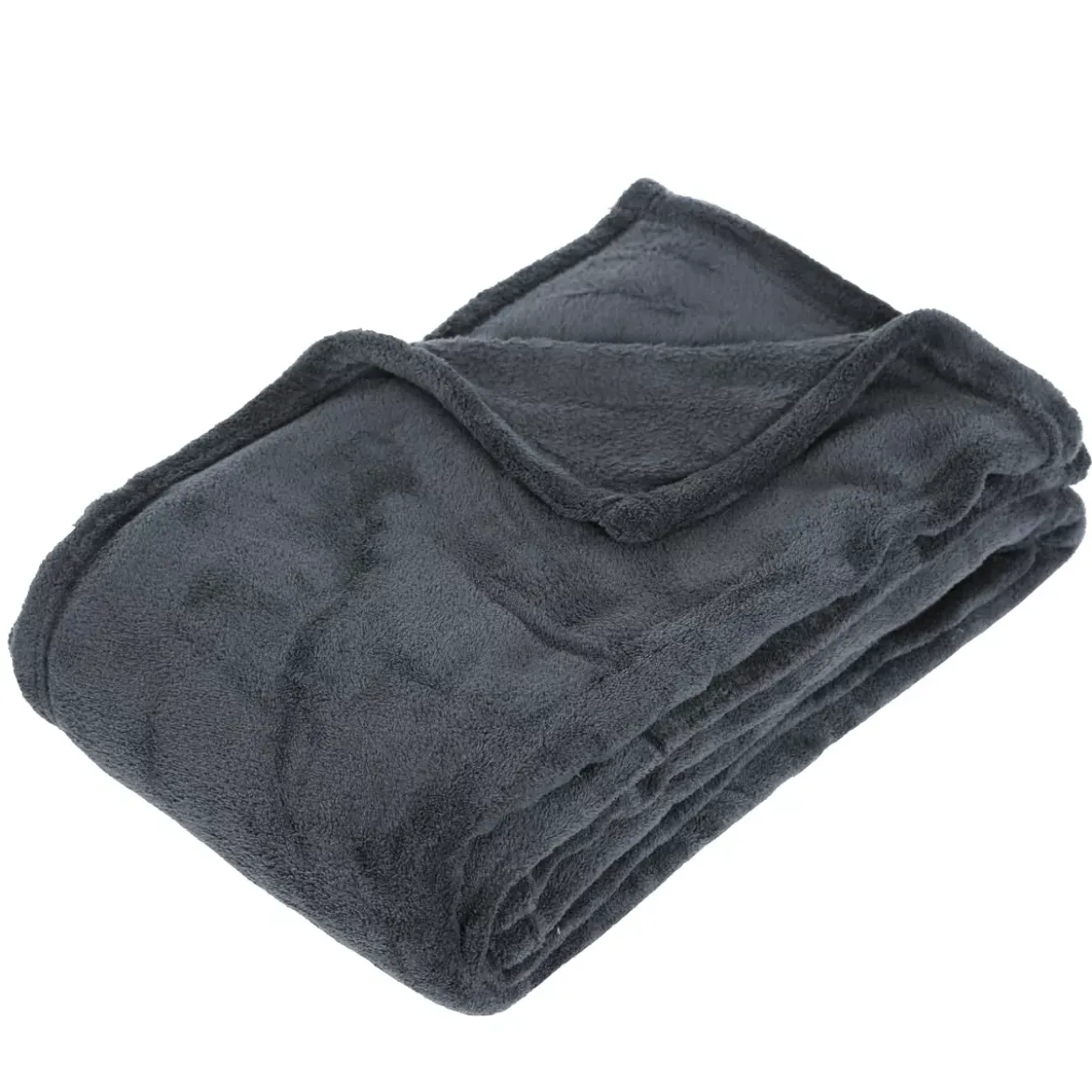 Plaid morbido (180 cm) Tendresse Antracite