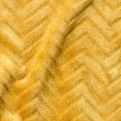 Plaid morbido in flanella (125 x 150 cm) Zag Giallo senape