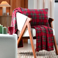 Plaid morbido (130 x 160 cm) Willis Rosso