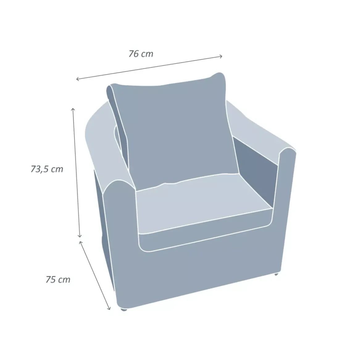 Poltrona da giardino in resina intrecciata Calvi Seppia e beige
