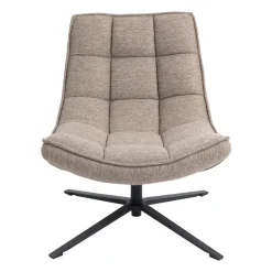 Poltrona girevole in tessuto (seduta 43 cm) Oxxo Beige Sabbia