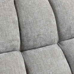 Poltrona girevole in tessuto (seduta 47 cm) Rezo Grigio chiaro