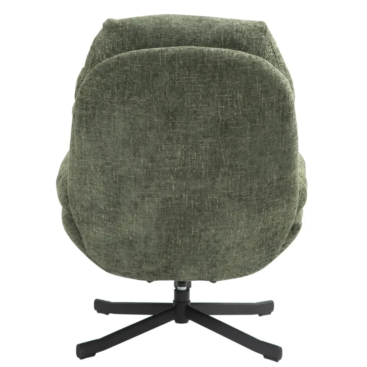 Poltrona girevole in tessuto (seduta 49 cm) Moor Verde scuro