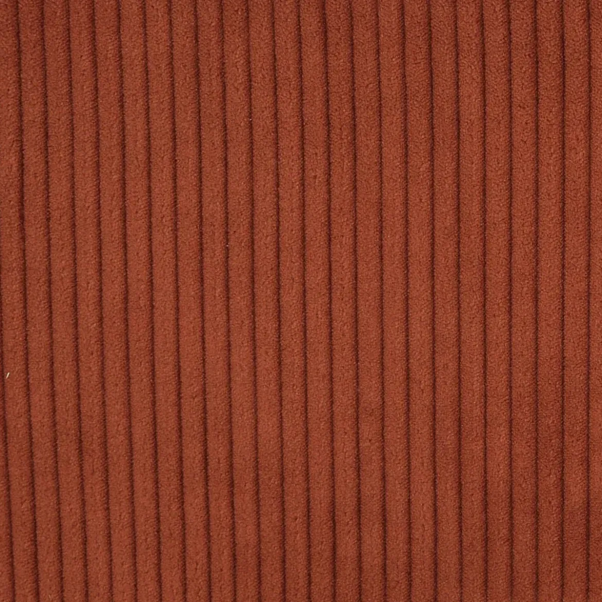 Poltrona girevole in velluto a coste (seduta 46 cm) Kult Terracotta