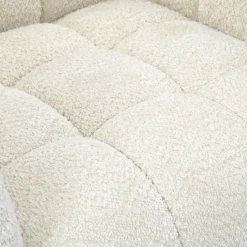 Poltrona in bouclé (seduta 45 cm) Rory Ecru