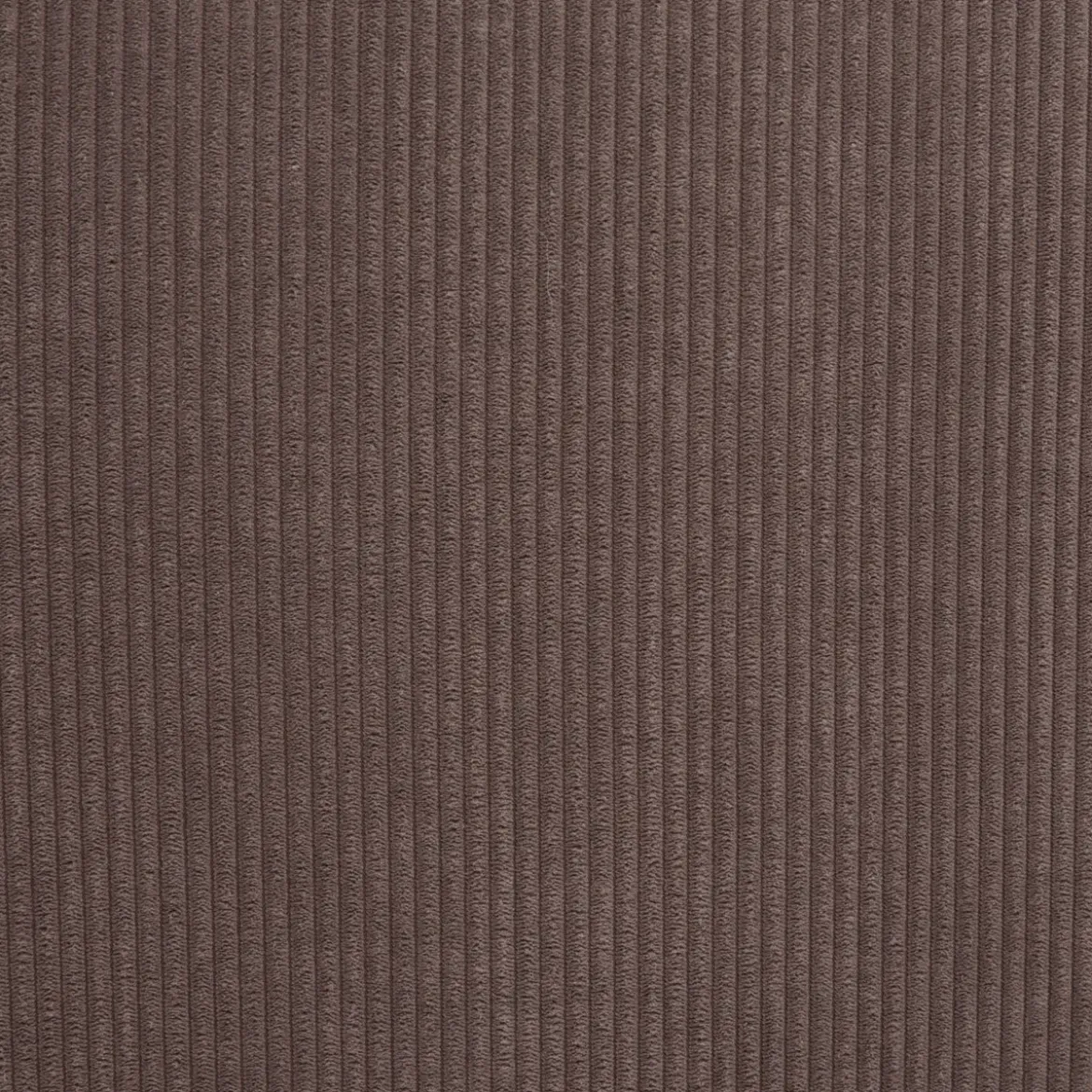 Poltrona in velluto a coste (seduta 45 cm) Owen Cioccolato
